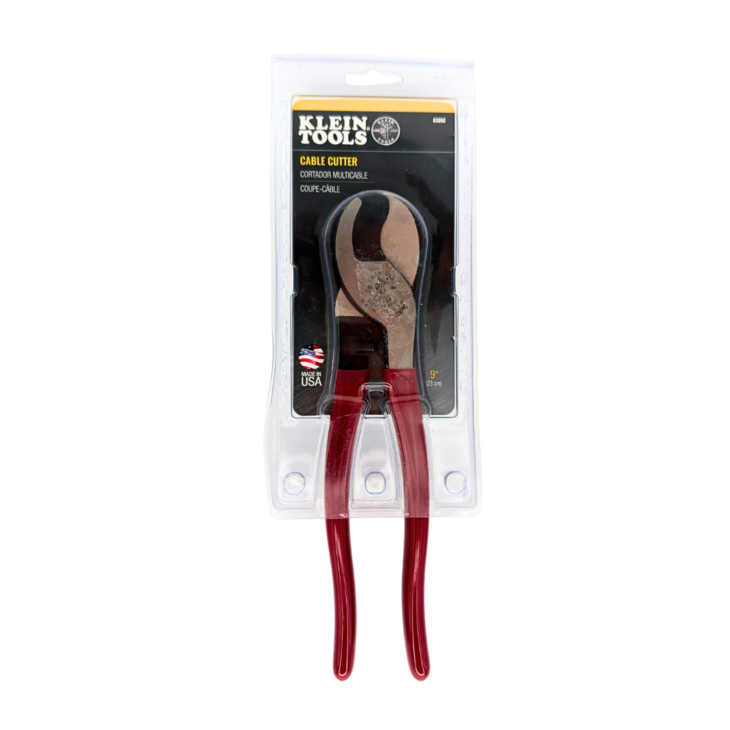 Klein Tools 63050 Cable Cutter 4/0 Aluminum 2/0 Copper 100-Pair Made in USA