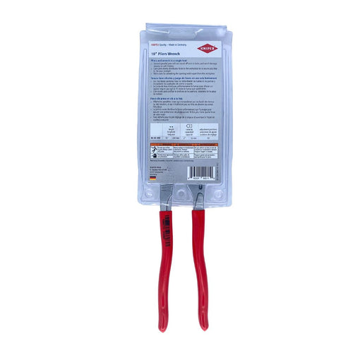 KNIPEX 8603250SBA 10-Inch Pliers Wrench Adjustable Smooth Jaw 46mm Capacity