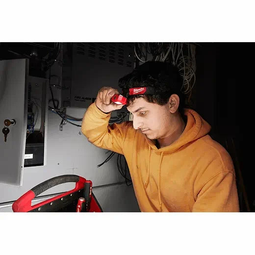 Milwaukee 2103 350 Lumens TRUEVIEW LED Alkaline Flood Headlamp – IP54