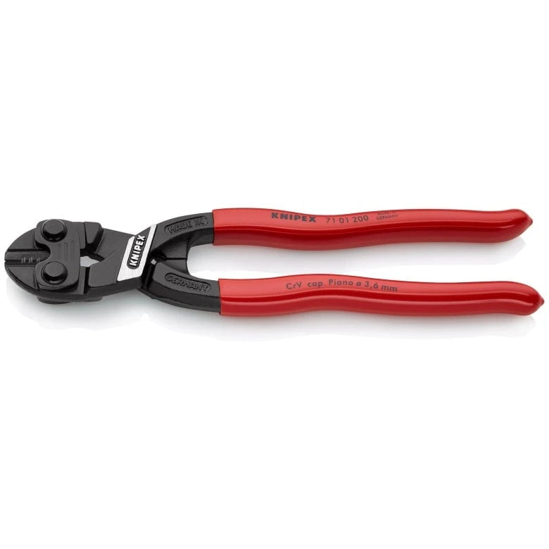 KNIPEX 7101200SBA CoBolt® 8-Inch High-Leverage Compact Bolt Cutter